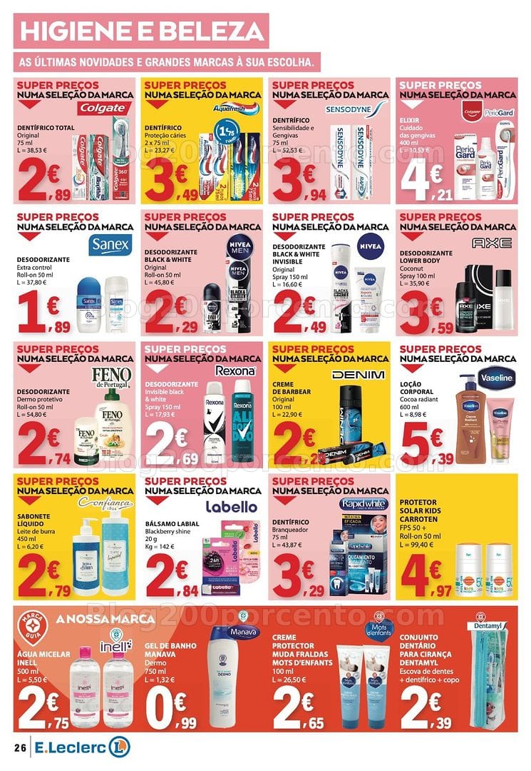 Antevisão Folheto E-LECLERC Promoções de 24 a 30 setembro